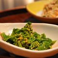 MyDining's cooksnap of when they made 基本！菜の花の辛し和え.