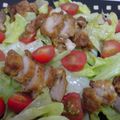 あこりーん's cooksnap of when they made 冷凍から揚げｄｅおかずサラダ！.