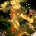 ame-ikuru's cooksnap of when they made 生姜が効いた卵と野菜のとろ〜りスープ♡.