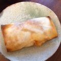かおり85's cooksnap of when they made 余ったミートソースでポテト春巻き.