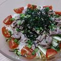 Ocean_ray's cooksnap of when they made さっぱりがっつり冷しゃぶそうめん.