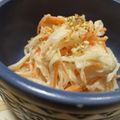 たもたん's cooksnap of when they made にんにくマヨが決め手！大根と人参サラダ.