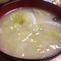北京パンダ's cooksnap of when they made キャベツと玉ねぎの炒め味噌汁♡.
