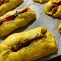 chiーandy's cooksnap of when they made ウインナーチーズパン（カレー風味）.