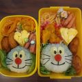 rkr 's cooksnap of when they made 簡単＊ドラえもんのキャラ弁.