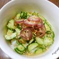よよっち♪'s cooksnap of when they made ズボラで簡単☆味噌汁リメイク冷汁（梅味）.