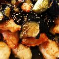 ぷぬーぴーさん's cooksnap of when they made 鶏肉とナスとピーマンの甘辛揚げ.