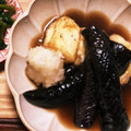 みちゃたぬ14's cooksnap of when they made 麺つゆで★簡単★揚げなすの鰹だし煮浸し.