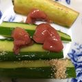 ☆みーい☆'s cooksnap of when they made きゅうり梅♡一夜漬け〜♡簡単でさっぱり♬.