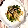 yummymom's cooksnap of when they made ゴーヤとささみの中華和え.