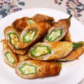 のり子のおかず♪'s cooksnap of when they made お弁当にもおかずにも☆オクラの豚肉巻き.