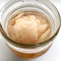 クック6EQQ1M☆'s cooksnap of when they made 皮をむかず超簡単＊生姜の甘酢漬け(ガリ).