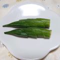 500k's cooksnap of when they made オクラのぬか漬け.