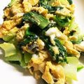 ちづりんも's cooksnap of when they made 簡単副菜　チンゲンサイと塩昆布の卵あん.