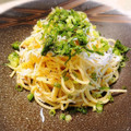 じゅうくん大好きママ's cooksnap of when they made 和〜☆梅としらすの冷製パスタ☆.