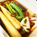 ☆はあ☆'s cooksnap of when they made 素揚げの夏野菜たち♡麺つゆのお風呂～♨.