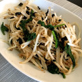 Oxnard_KK's cooksnap of when they made ほうれん草ともやしの海苔ずあえ.