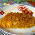 haruku221's cooksnap of when they made 簡単ズボラ飯☆焼きそばIN卵焼き.