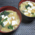 ジョングレ's cooksnap of when they made ほうれん草と揚げ　豆腐の味噌汁.