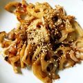 ＊キーツニャン＊'s cooksnap of when they made もう一品シャキシャキれんこんの梅きんぴら.