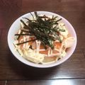 はにわん、's cooksnap of when they made ひとり飯に～◆キムチとろろ丼◆.