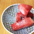 tomaton☆'s cooksnap of when they made 凍らせるだけ‼️スイカシャーベット.