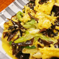 akilarry's cooksnap of when they made 簡単中華・卵と長葱と木耳の旨塩炒め.