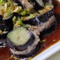 じゅらりん's cooksnap of when they made ＊ナスとひき肉のレンジ蒸し＊香味ソースで.