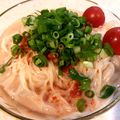 shoco9x8's cooksnap of when they made 辛旨☆かんたん豆乳そうめん.