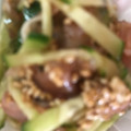 ma___111's cooksnap of when they made 生ハムときゅうりの胡麻和え.