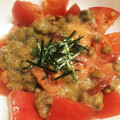 ＊にょにょん＊'s cooksnap of when they made 納豆のキムチトマト和え.