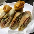 lili5963's cooksnap of when they made 爽やか✿セロリの葉と豚肉の春巻き.