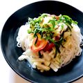 azbjbn's cooksnap of when they made トマトと玉ねぎのぶっかけそうめん.