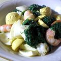 モコブーママ's cooksnap of when they made エビとほうれん草と卵のマヨネーズ炒め.