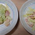 kuniz's cooksnap of when they made 簡単☆キャベツとハムのマヨサラダ☆.
