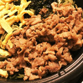 デコヘル's cooksnap of when they made 瓦そば用 牛肉炒め.