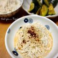 GoGo島みかん's cooksnap of when they made 簡単♪冷製豆乳担々麺♪そうめんバージョン.