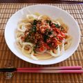 ♡sayulily♡'s cooksnap of when they made 梅風味のさっぱりキムチうどん.