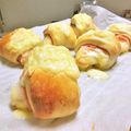 sunita's cooksnap of when they made HBで簡単♡チーズたっぷりハムチーズパン.