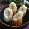ayureo's cooksnap of when they made 竹輪にクリームチーズと大葉を詰めました♪.