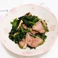 咲月優騎's cooksnap of when they made 豚タンとほうれん草のバター醤油炒め.
