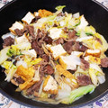 のり子のおかず♪'s cooksnap of when they made 白菜と牛肉のすき煮♪.