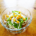 pali's cooksnap of when they made *絹さやと新玉ねぎのマヨチーズサラダ*.