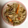 チェリチョコ's cooksnap of when they made ♡鶏ごぼうの炊き込みご飯♡.