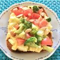 kyao☆'s cooksnap of when they made トマトとブロッコリーのふんわり卵炒め.