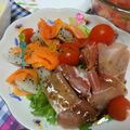 stella622's cooksnap of when they made ドラゴンフルーツの生ハム巻き.