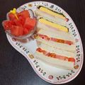 うまうま・らぶ's cooksnap of when they made トマトだけサンドイッチ.