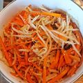 にーにやー's cooksnap of when they made お弁当作り置きにもやしと人参の胡麻ナムル.