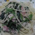 iomanma's cooksnap of when they made ほうれん草ソースのパスタ☆.