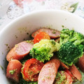 かなごん☆'s cooksnap of when they made 簡単大葉ジェノベーゼ風ソースバジル代用.